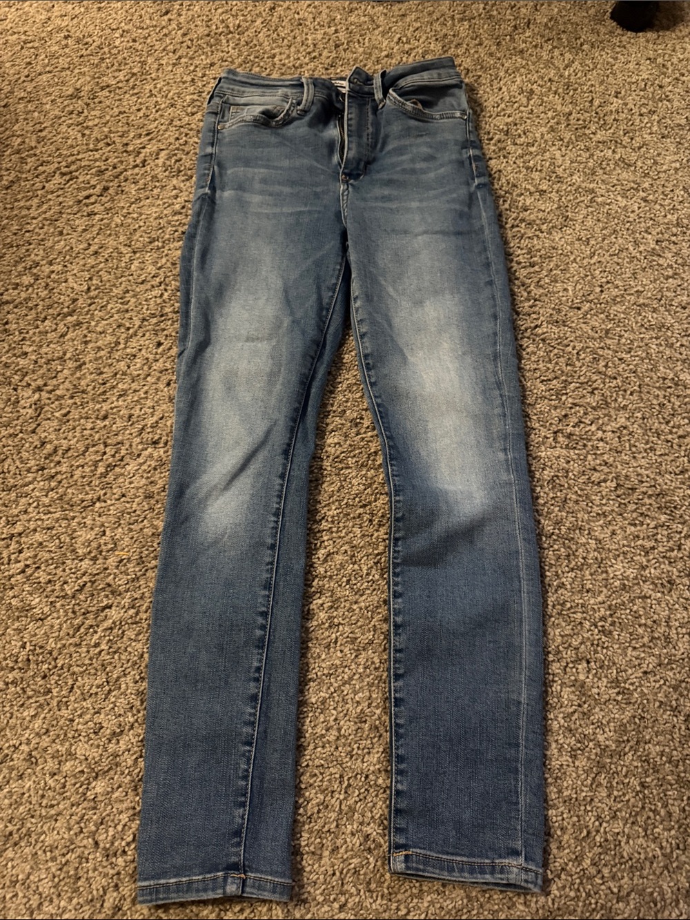 Sam Edelman Medium Wash Blue High Rise Skinny Ankle Jeans
